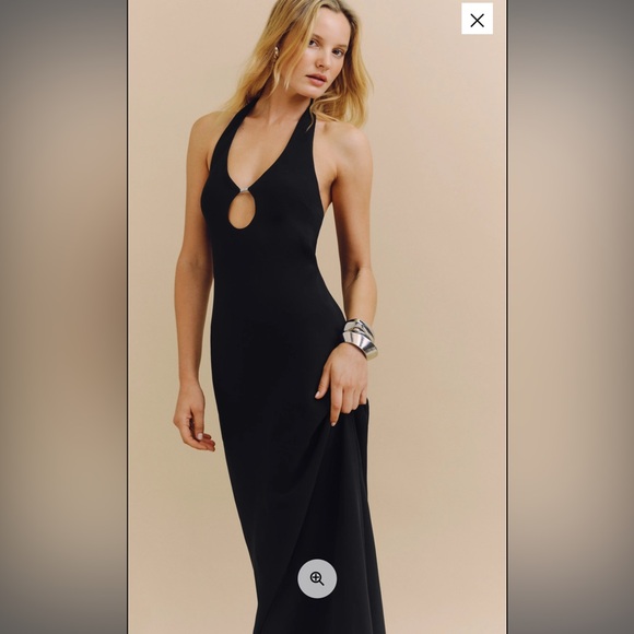 Reformation Dresses & Skirts - Reformation Cassiopeia Rhinestone Halter Dress Size 2 NWT